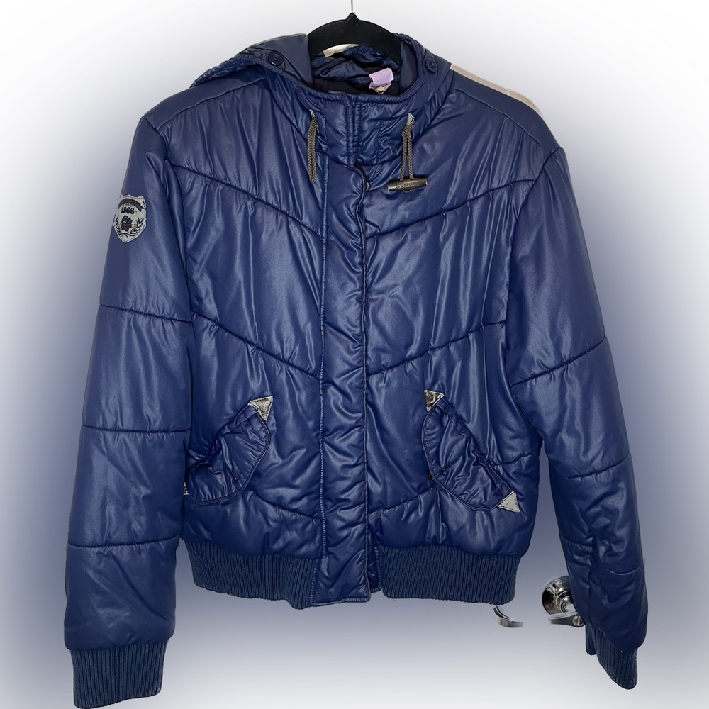Pronto Company Established 1990 Woman’s Blue Jacket Size L